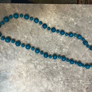 Teal necklace